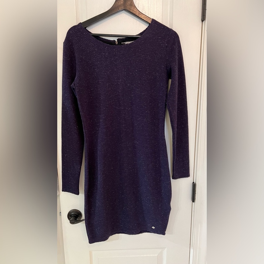 Superdry purple sparkle dress new without tags